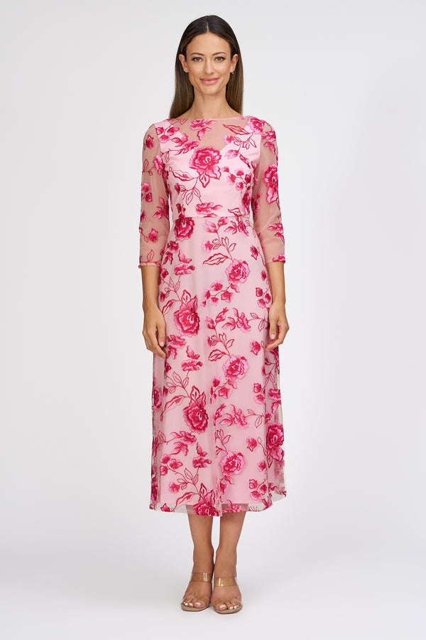 js collections Nadine Tea Length Cocktail