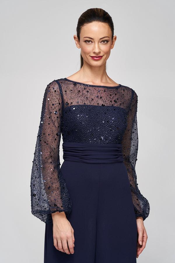 Js Collections Raelynn Jumpsuit Deep Navy