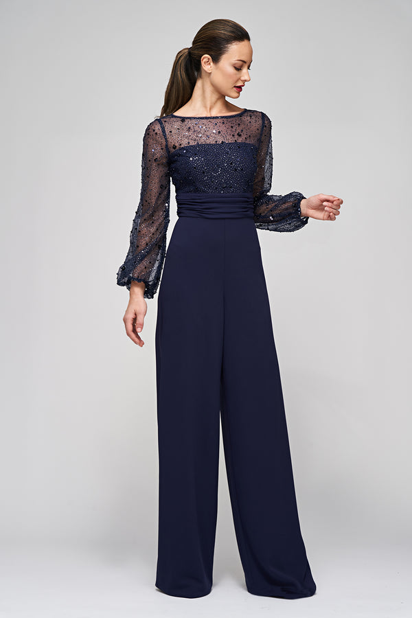 Js Collections Raelynn Jumpsuit Deep Navy