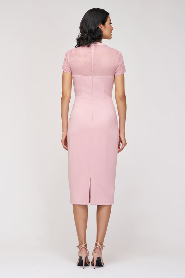 Js Collections Roselle Bow Cocktail Blush