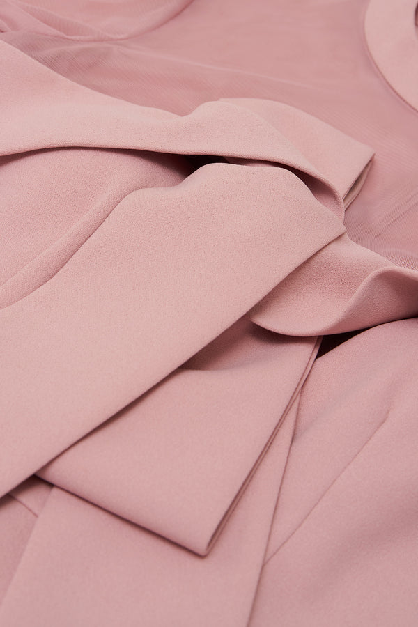 Js Collections Roselle Bow Cocktail Blush