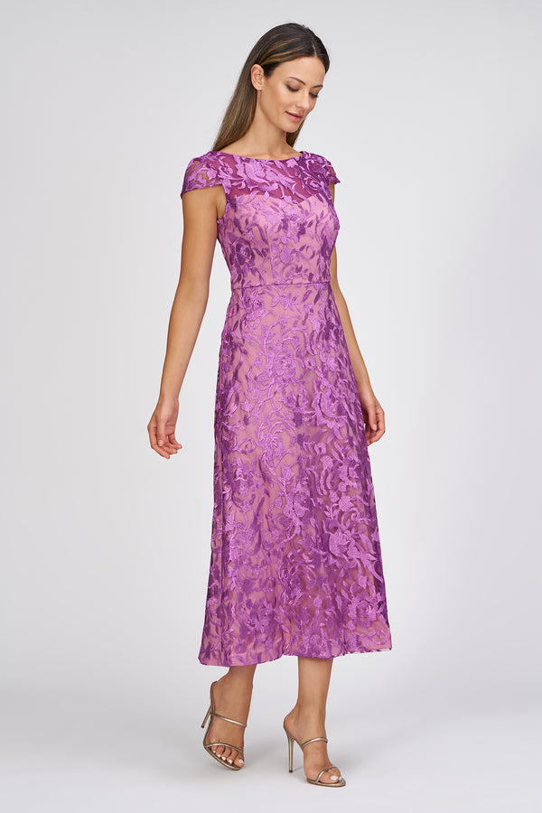 Js Collections Rylee A Line Cocktail Violet Rose