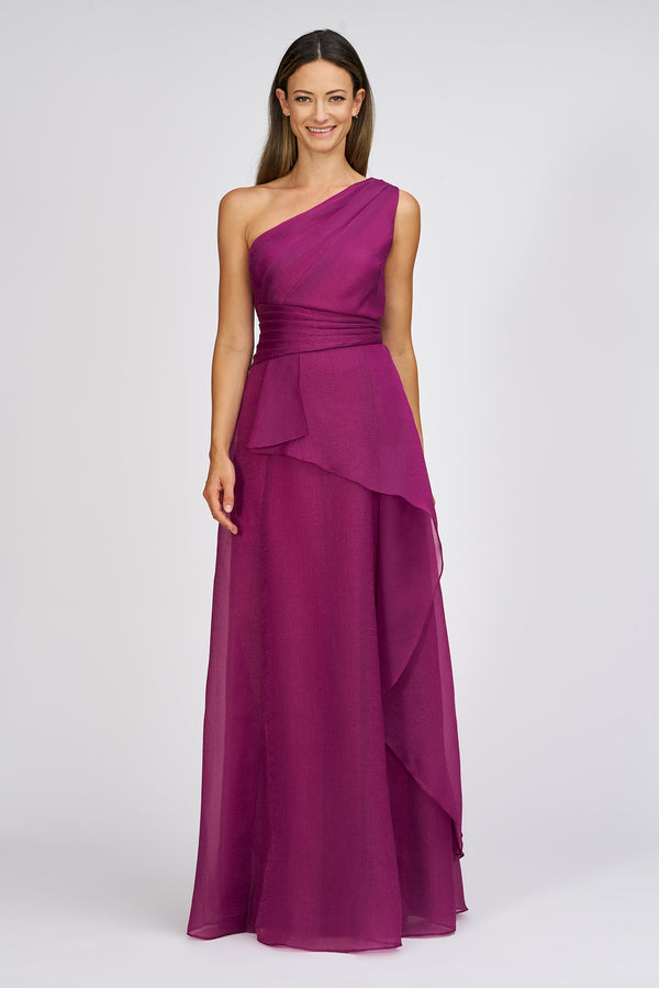 js collections Seraphina Organza Gown Violet Rose