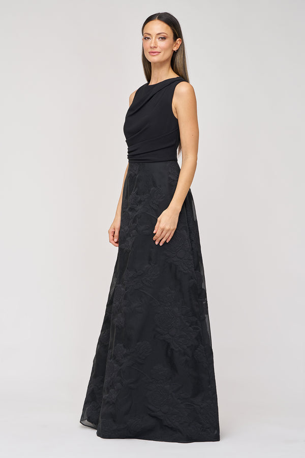 Js Collections Valery Gown Black