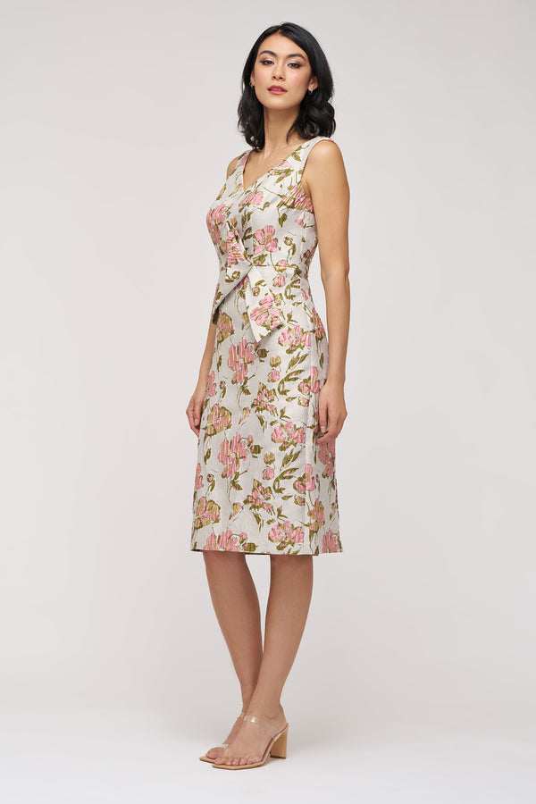 Js Collections Veda Bow Cocktail Pink/Green