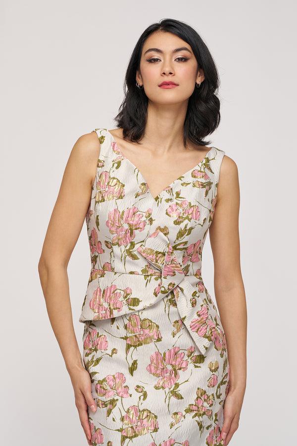 Js Collections Veda Bow Cocktail Pink/Green