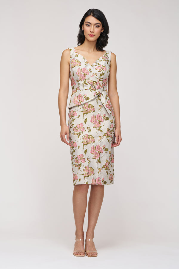 js collections Veda Bow Cocktail Pink/Green