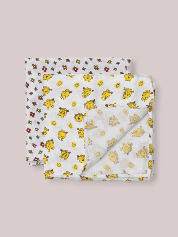 Ju Ju Be 2-Pack Square Swaddle Blanket Set - Little Miss Sunshine™