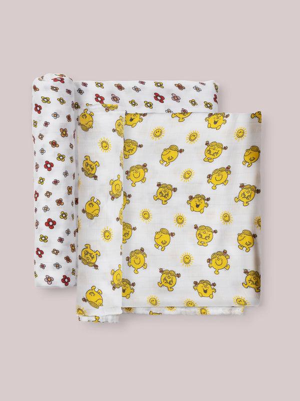 Ju Ju Be 2-Pack Square Swaddle Blanket Set - Little Miss Sunshine™