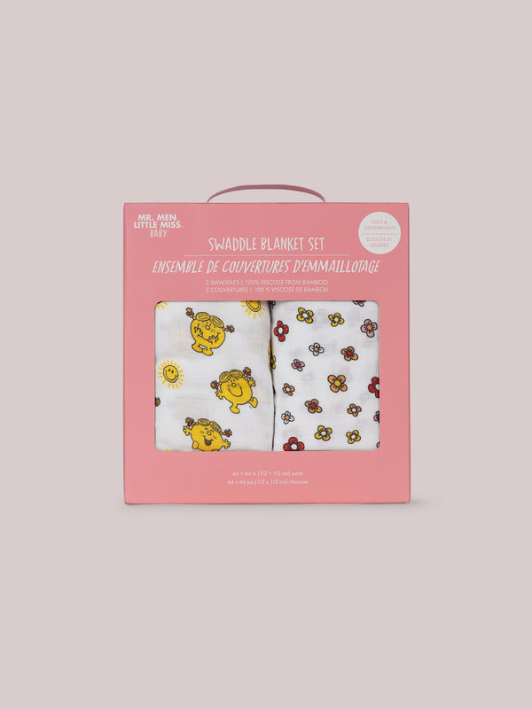 ju ju be 2-Pack Square Swaddle Blanket Set - Little Miss Sunshine™