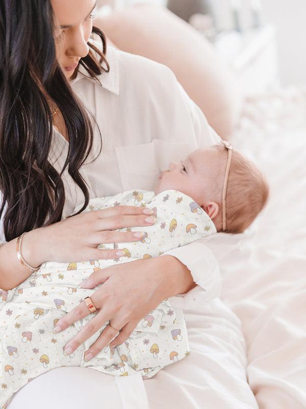 Ju Ju Be 2-Pack Square Swaddle Blanket Set - Mushy Love