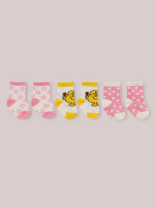 Ju Ju Be 3-Pack Soft Durable Baby Socks Set - Little Miss Sunshine™