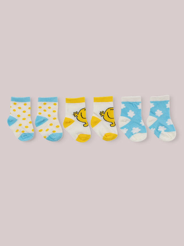 Ju Ju Be 3-Pack Soft Durable Baby Socks Set - Mr. Happy™
