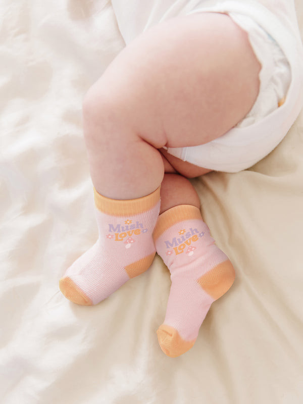 Ju Ju Be 3-Pack Soft Durable Baby Socks Set - Mushy Love