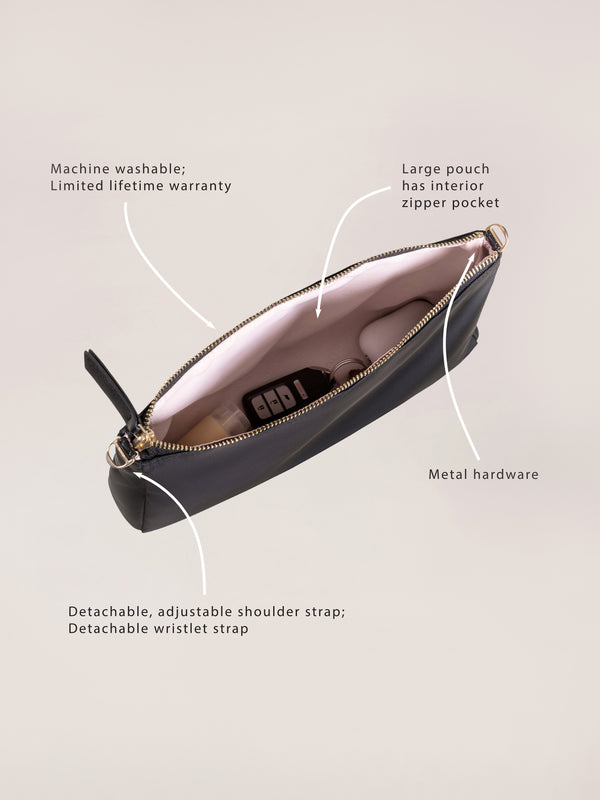 Ju Ju Be 3-Piece Pouch Clutch Purse Set - Black