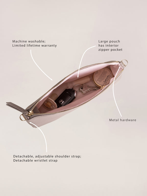 Ju Ju Be 3-Piece Pouch Clutch Purse Set - Taupe