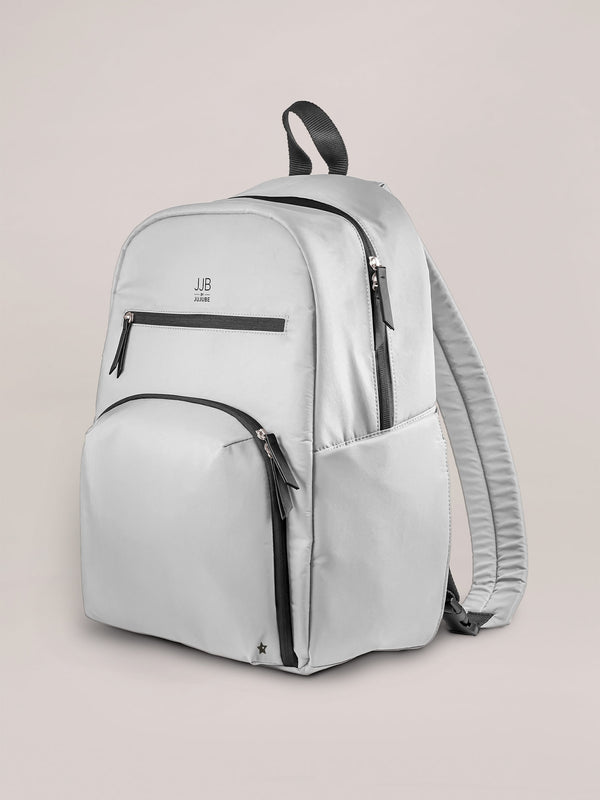 Ju Ju Be Deluxe Backpack Diaper Bag - Grey