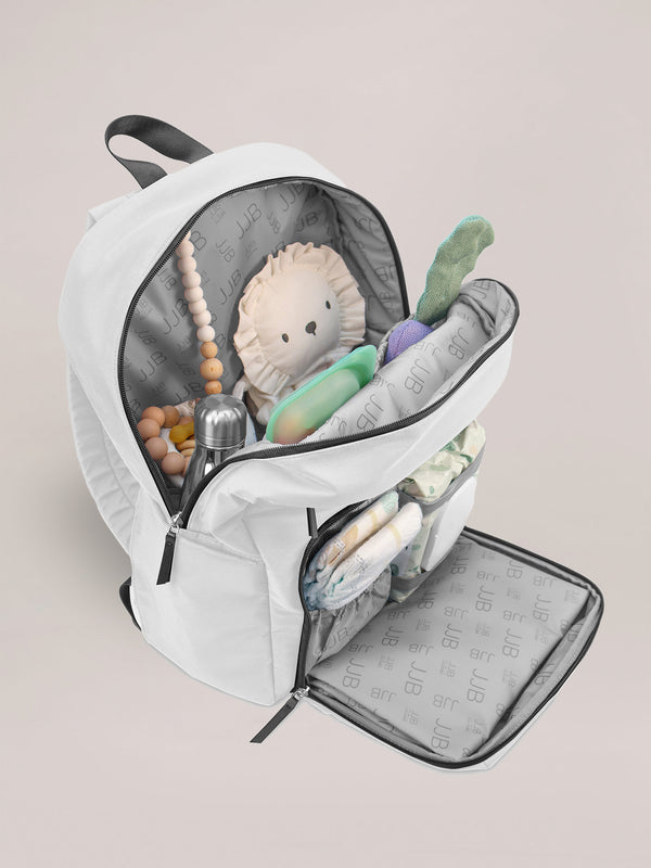 Ju Ju Be Deluxe Backpack Diaper Bag - Grey