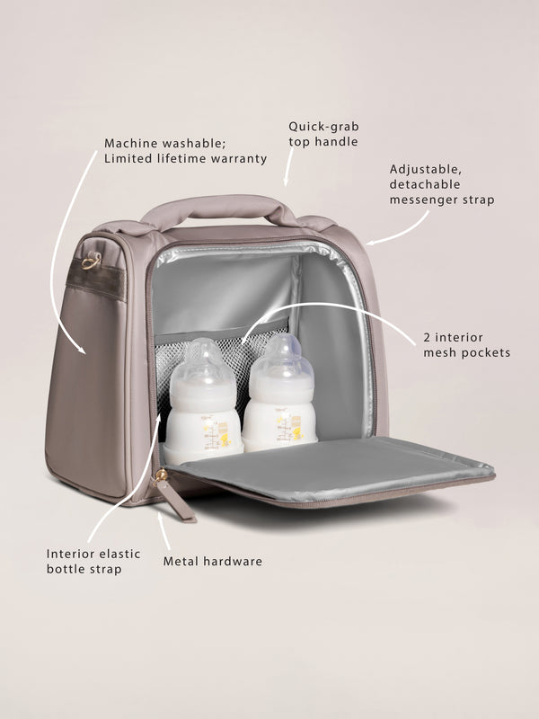 Ju Ju Be Insulated Bottle Bag - Taupe