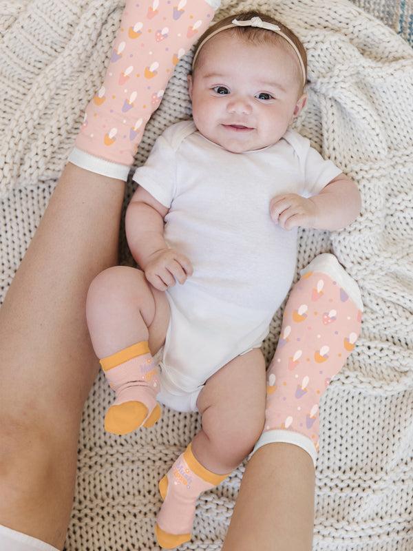 Ju Ju Be Mama & Me Matching Socks Set - Mushy Love