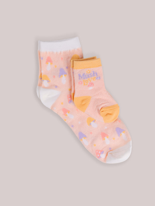 Ju Ju Be Mama & Me Matching Socks Set - Mushy Love
