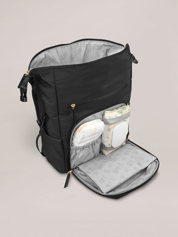 Ju Ju Be Modern Backpack Diaper Bag - Black