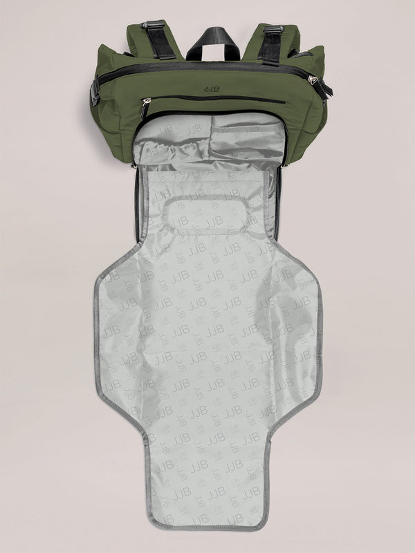 Ju Ju Be Modern Backpack Diaper Bag - Olive