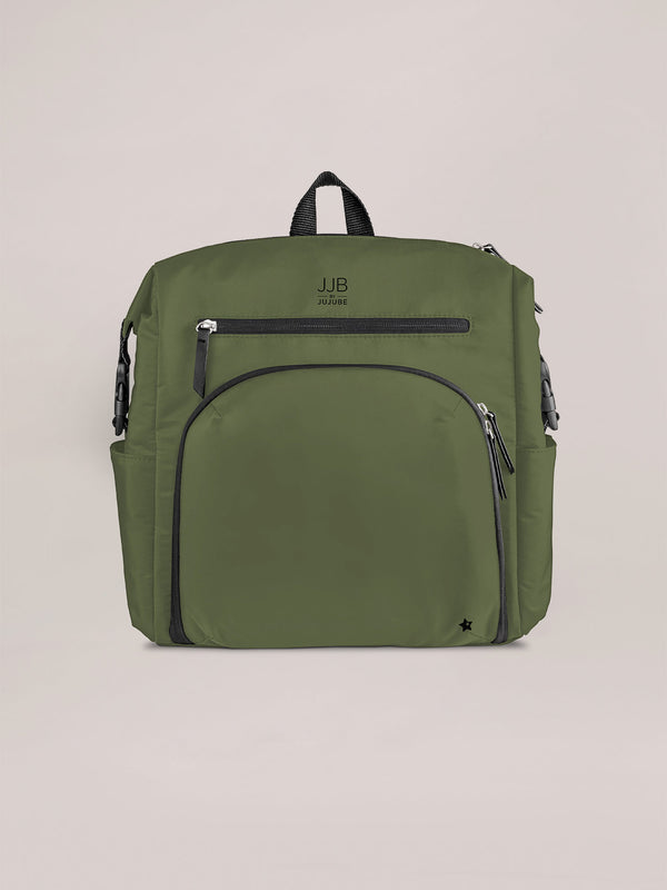 ju ju be Modern Backpack Diaper Bag - Olive