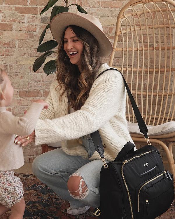Ju Ju Be Satchel Diaper Bag - Black