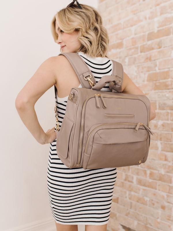 Ju Ju Be Satchel Diaper Bag - Taupe