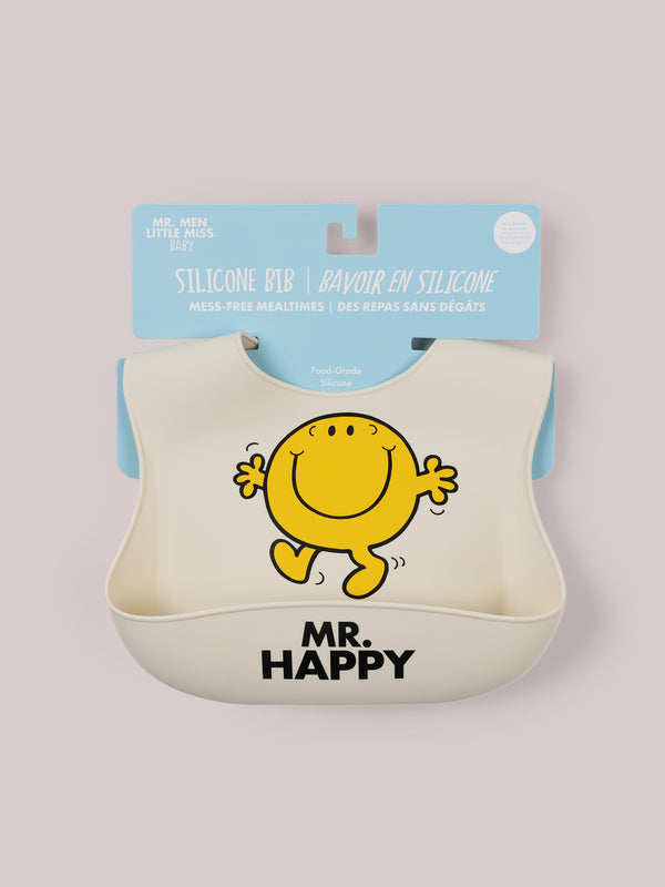 ju ju be Silicone Bib - Mr. Happy™