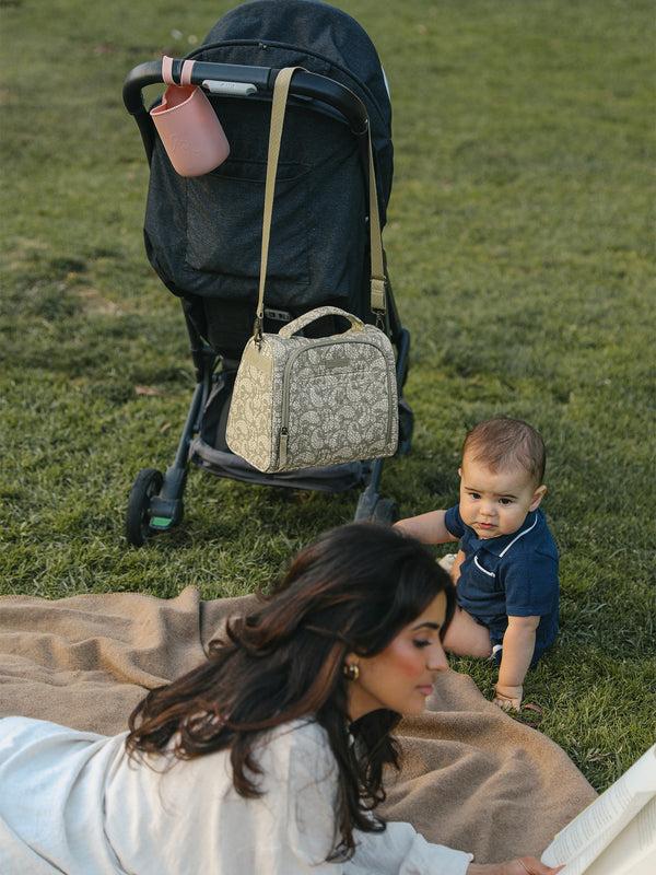 Ju Ju Be Sazan + JuJuBe Insulated Bottle Bag - Paisley Floral