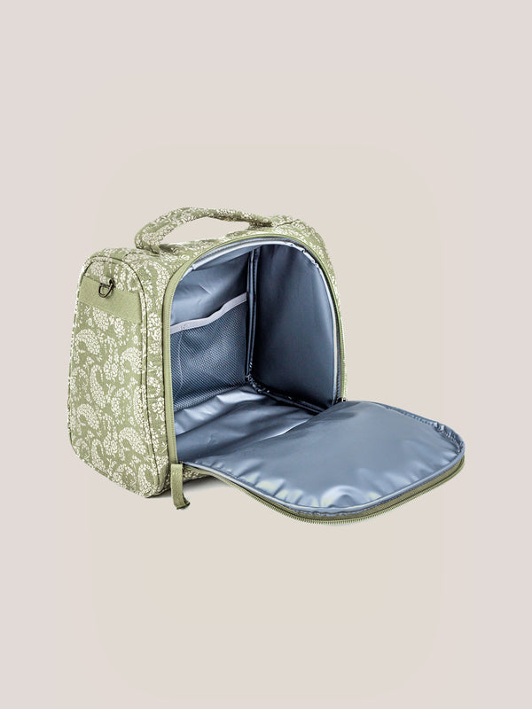 Ju Ju Be Sazan + JuJuBe Insulated Bottle Bag - Paisley Floral