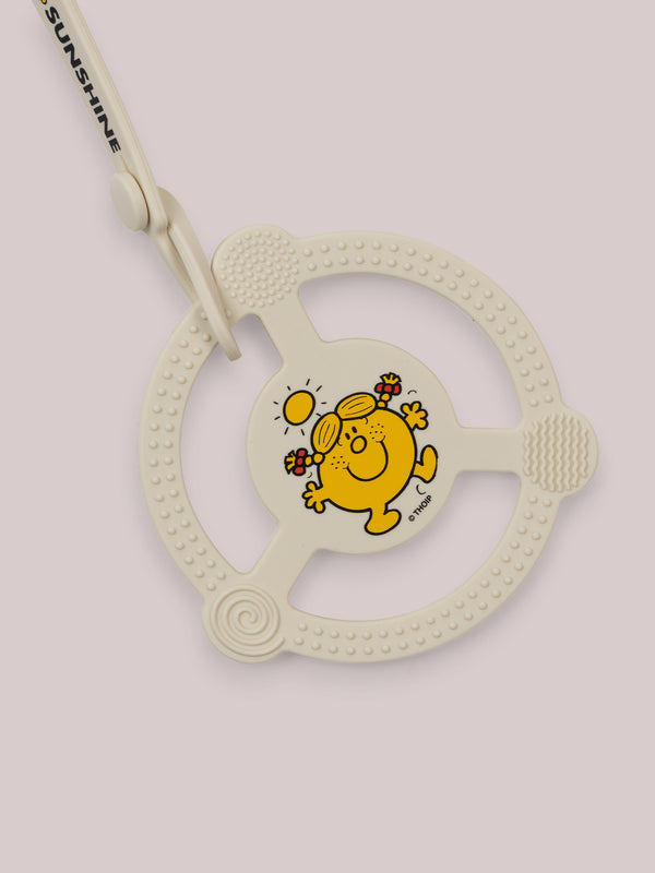 Ju Ju Be Silicone Teether Ring & Detachable Clip - Little Miss Sunshine™