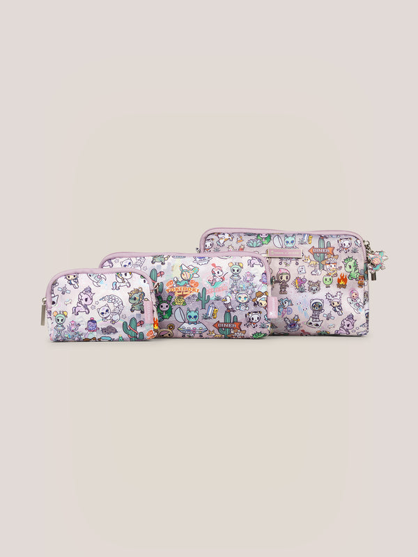 ju ju be tokidoki Be Set 3-piece Pouch Set - Cosmic Desert