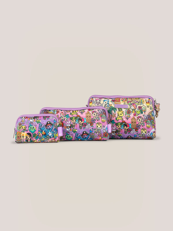 ju ju be tokidoki Be Set 3-piece Pouch Set - toki tiki