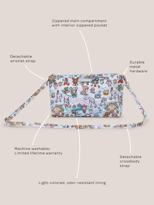 Ju Ju Be Tokidoki Snow Day Be Quick Shoulder Diaper Bag Accessory — Ice Blue
