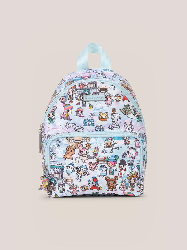 ju ju be tokidoki Snow Day Everyday Mini Small Diaper Bag Backpack — Ice Blue