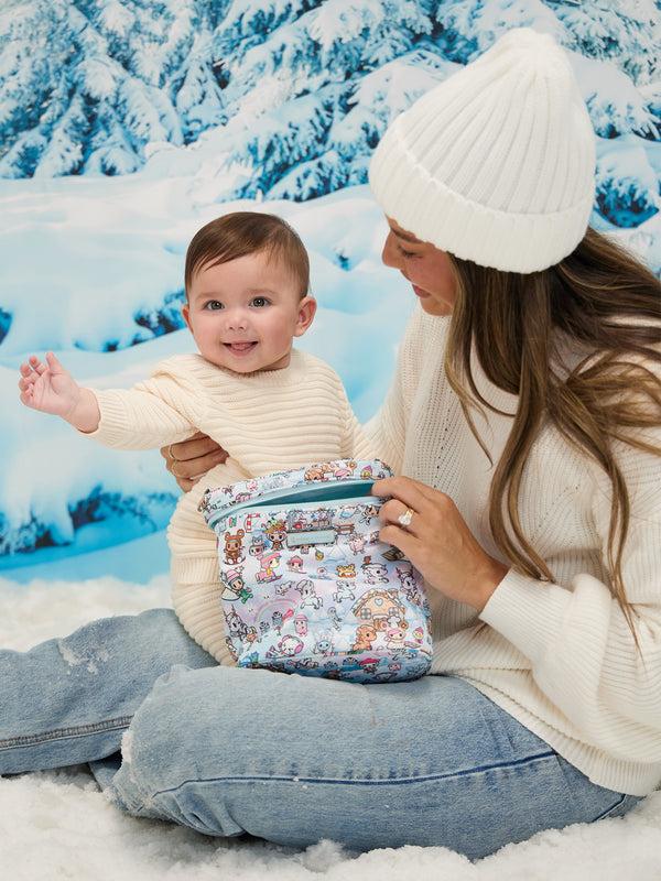 Ju Ju Be Tokidoki Snow Day Fuel Cell Insulated Bottle Bag — Ice Blue