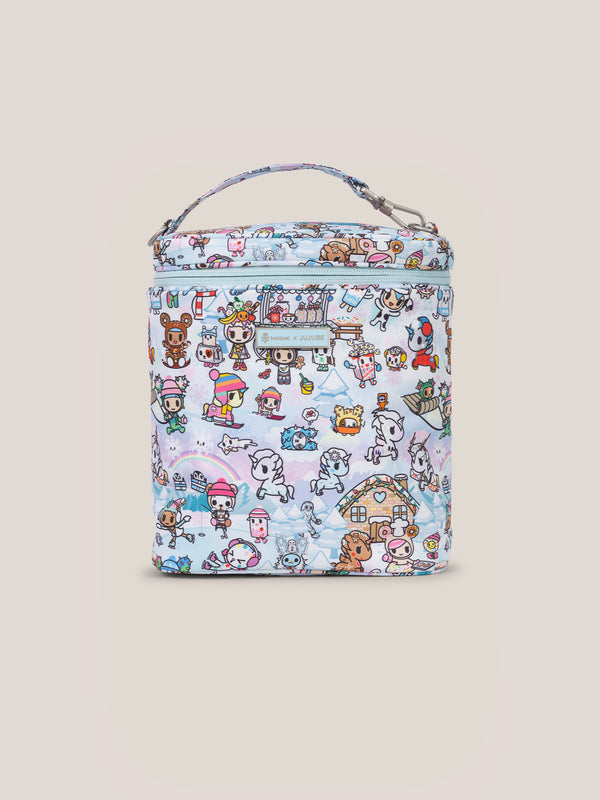 ju ju be tokidoki Snow Day Fuel Cell Insulated Bottle Bag — Ice Blue