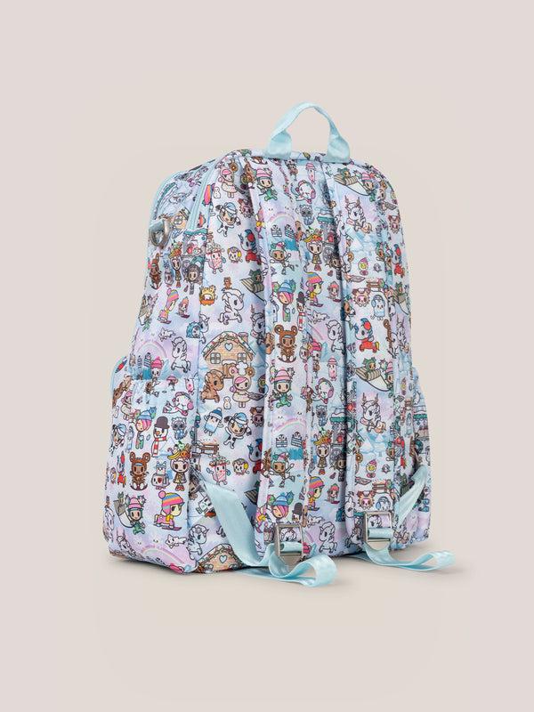 Ju Ju Be Tokidoki Snow Day Zealous Backpack Diaper Bag — Ice Blue