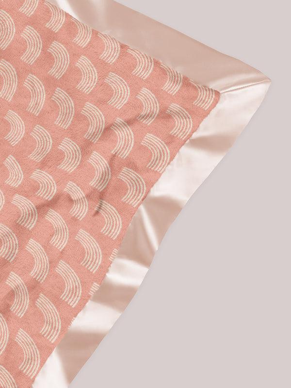 Ju Ju Be Ultra-Soft Thick Reversible Baby Blanket - Be Kind Rainbows