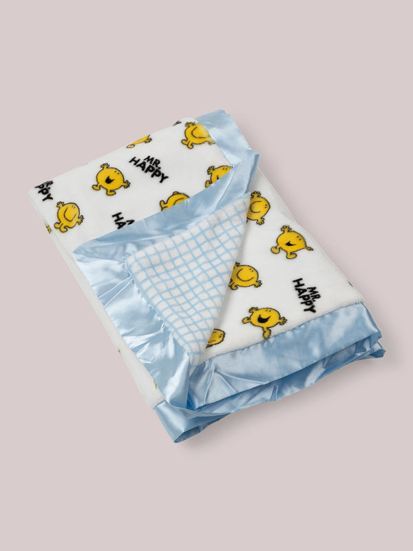 Ju Ju Be Ultra-Soft Thick Reversible Baby Blanket - Mr. Happy™