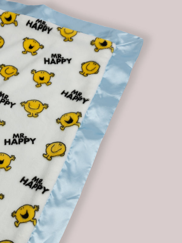 Ju Ju Be Ultra-Soft Thick Reversible Baby Blanket - Mr. Happy™