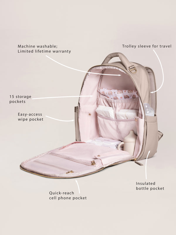 Ju Ju Be Witney Carson Classic Diaper Backpack - Cloud