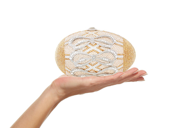 judith leiber 60th Anniversary Celebration Egg Corset Golden (Limited Edition 1990's)