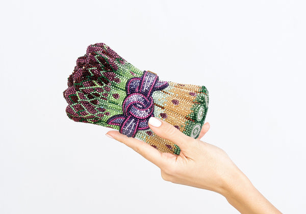 judith leiber Asparagus Hollandaise