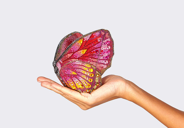 judith leiber Butterfly Fireclipper