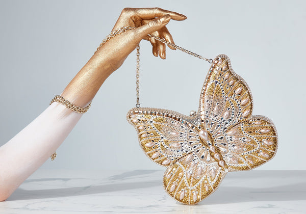 judith leiber Butterfly Pearly
