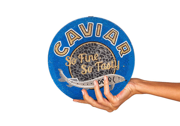 judith leiber Caviar Tin
